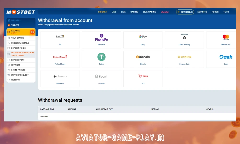 Mostbet Casino Withdrawal